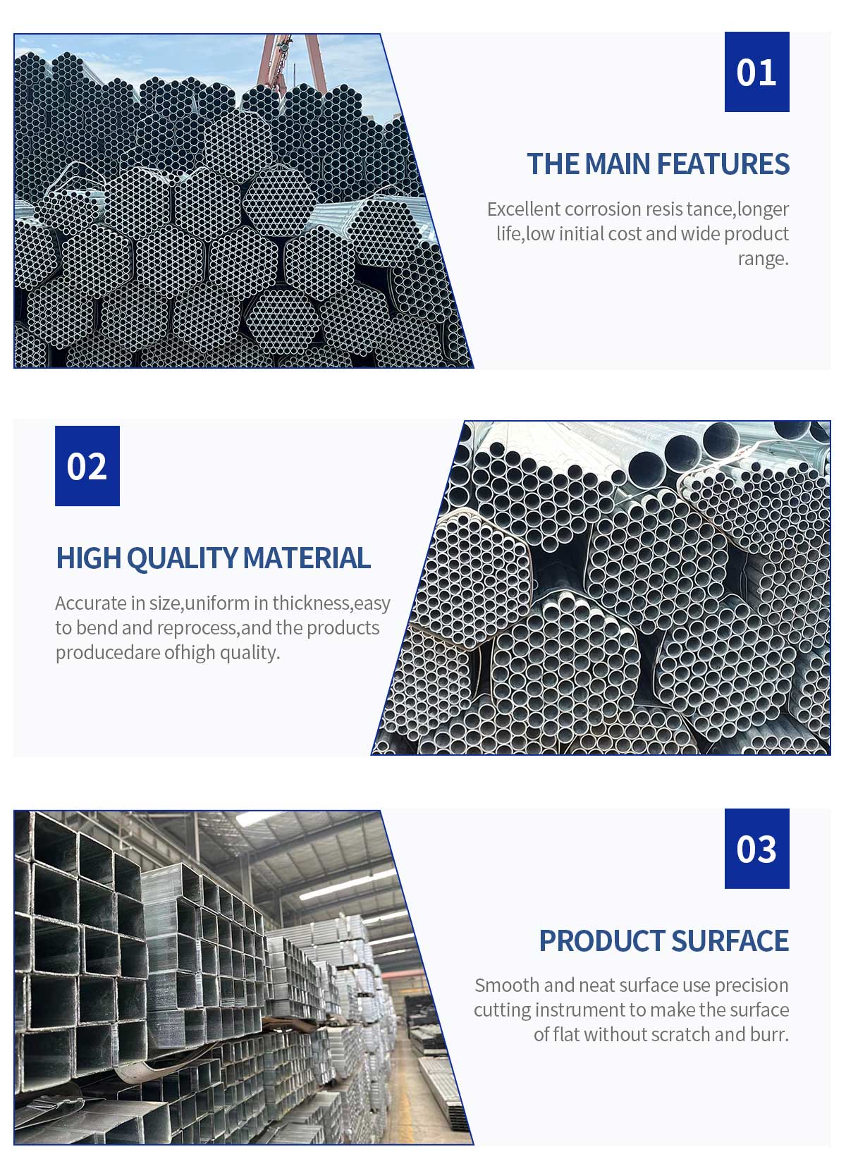 galvanized steel tube